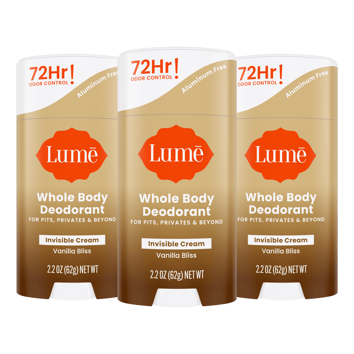Vanilla Bliss | Cream Stick Deodorant 3-Pack product image