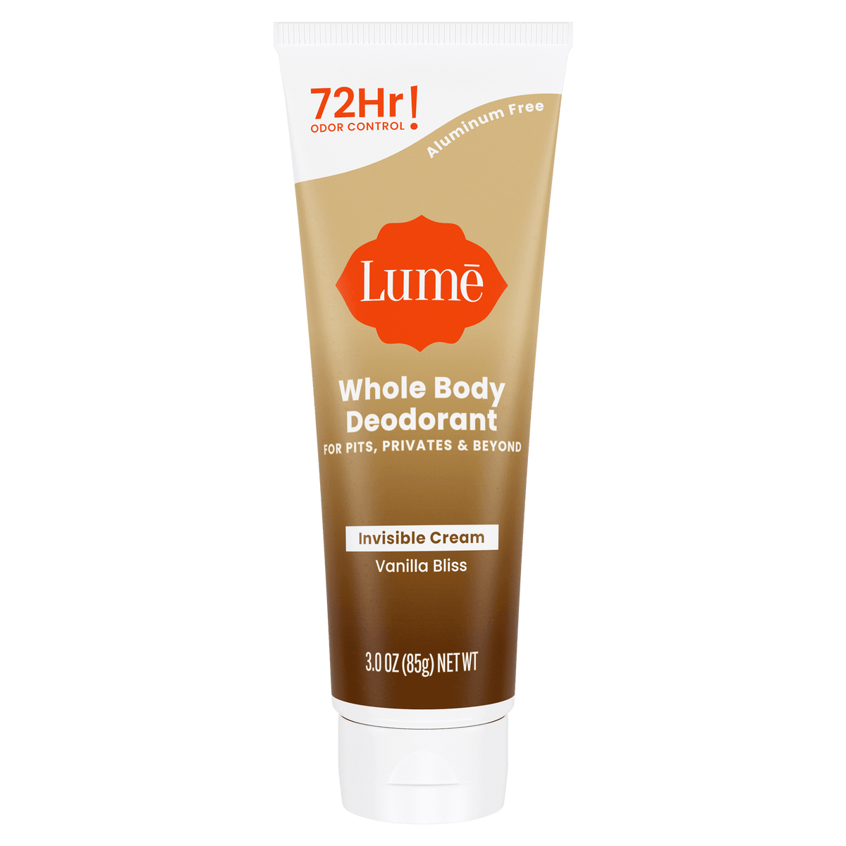 Lume Cream Deodorant Tube in the scent Vanilla Bliss
