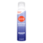 Purple can of spray deodorant in the scent Soft Powder