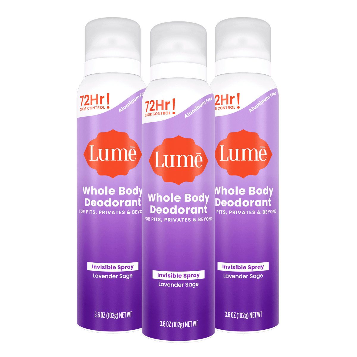Lavender Sage | Spray Deodorant 3-Pack product image