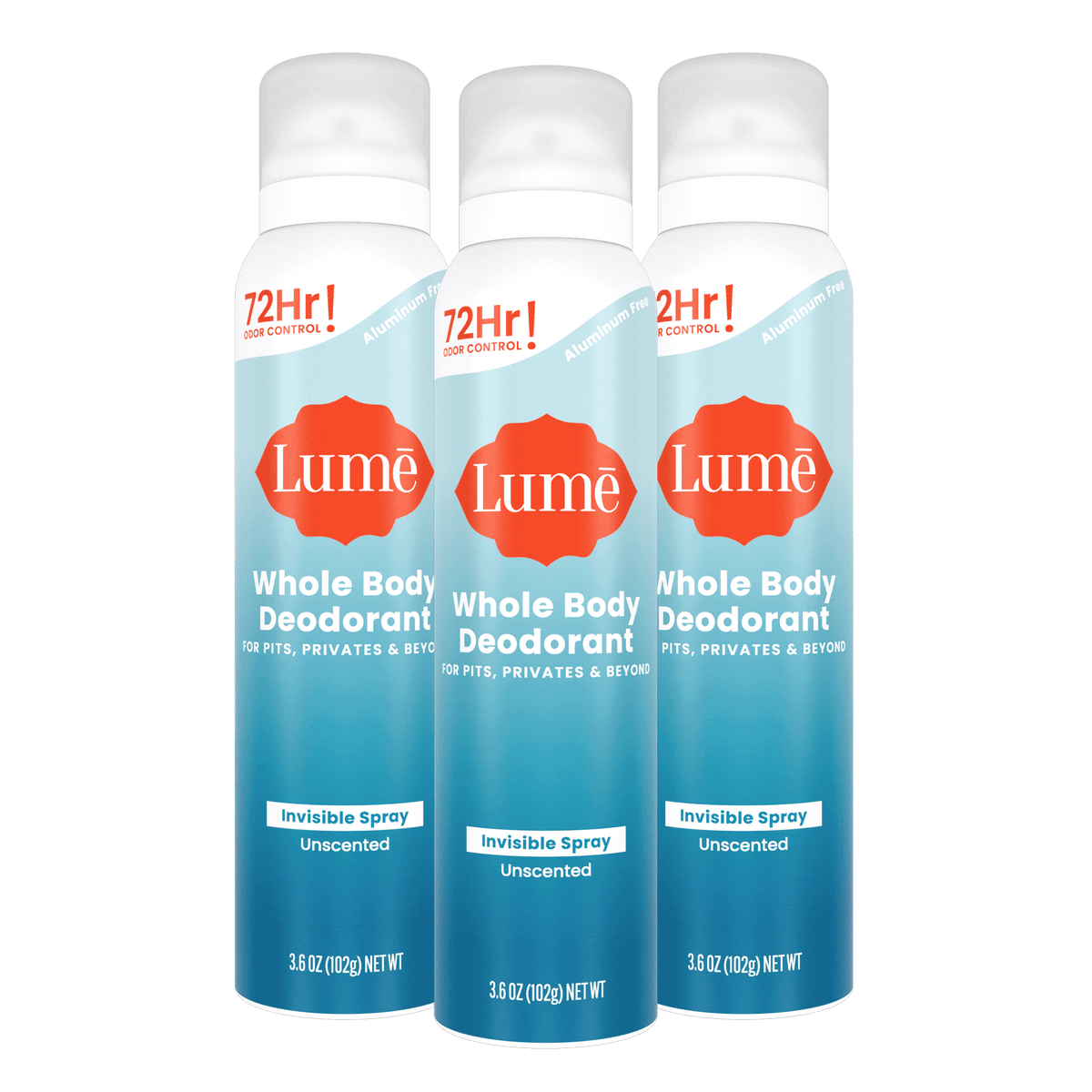 Unscented | Spray Deodorant 3-Pack product image