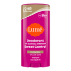 Stick of Lume sweat control deodorant in the scent Vanilla Bliss