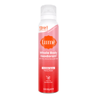 Can of Lume aluminum free spray deodorant in the scent Peony Rose