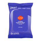A pack of Lume deodorant wipes in the scent Soft Powder