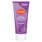 Purple Lume lavender sage scented acidified body cream against a white background