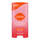 Pink and orange Lume peony rose scented solid deodorant stick
