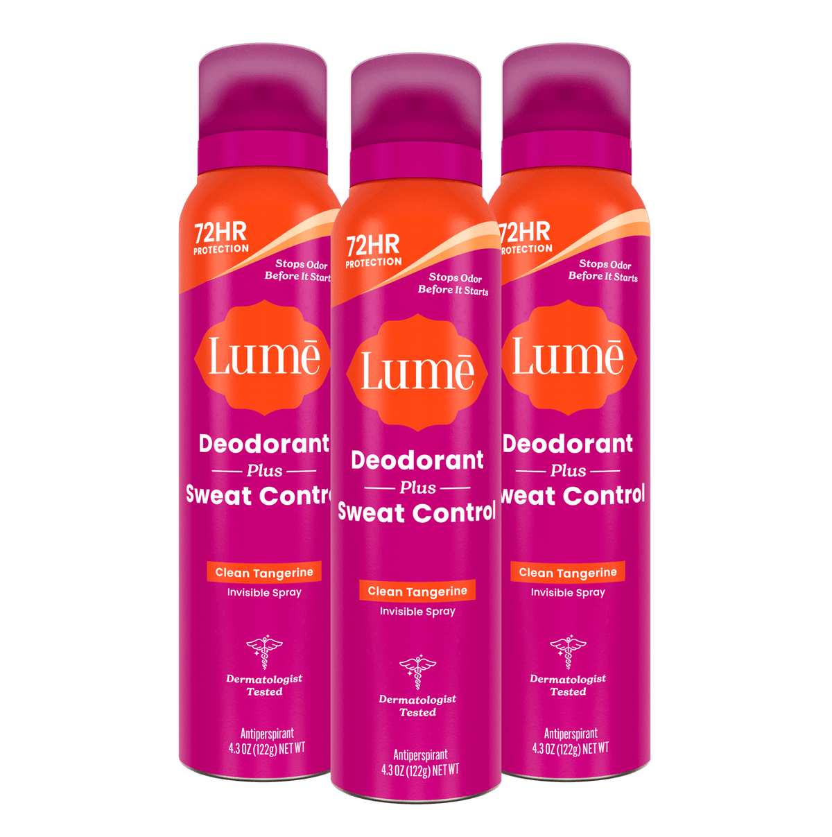 Clean Tangerine | Sweat Control Spray Deodorant 3-Pack product image