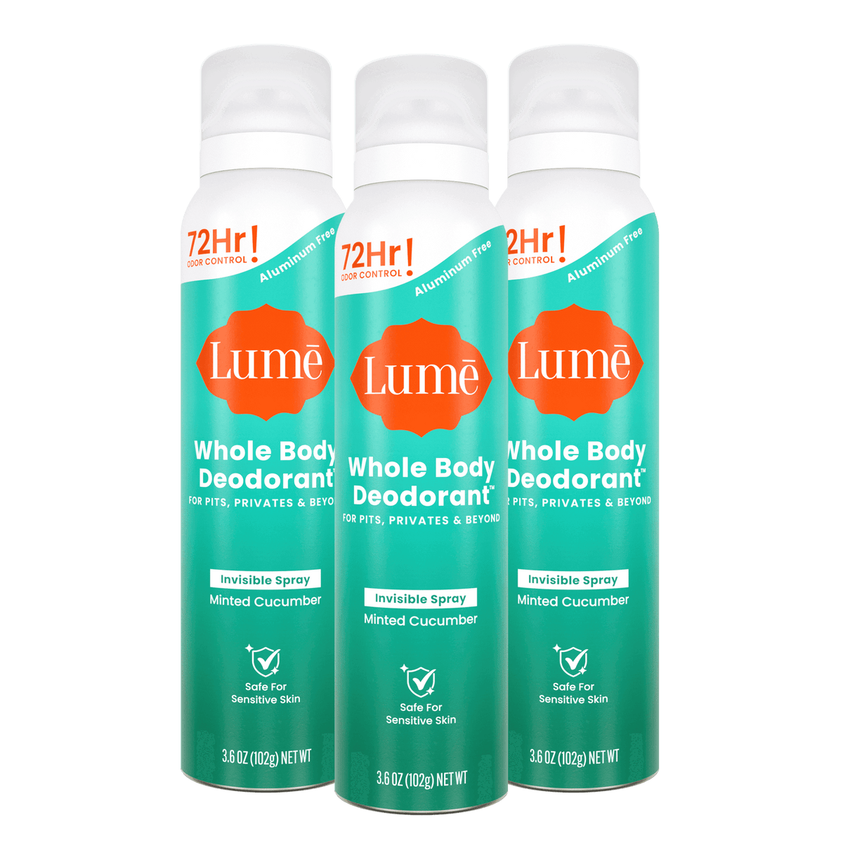 Minted Cucumber | Spray Deodorant 3-Pack product image
