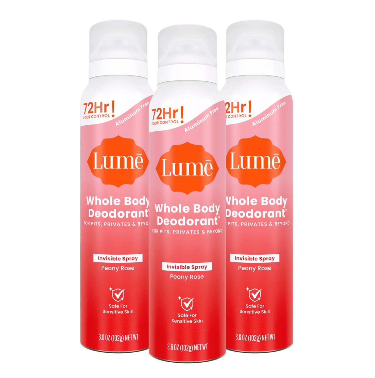 Peony Rose | Spray Deodorant 3-Pack product image