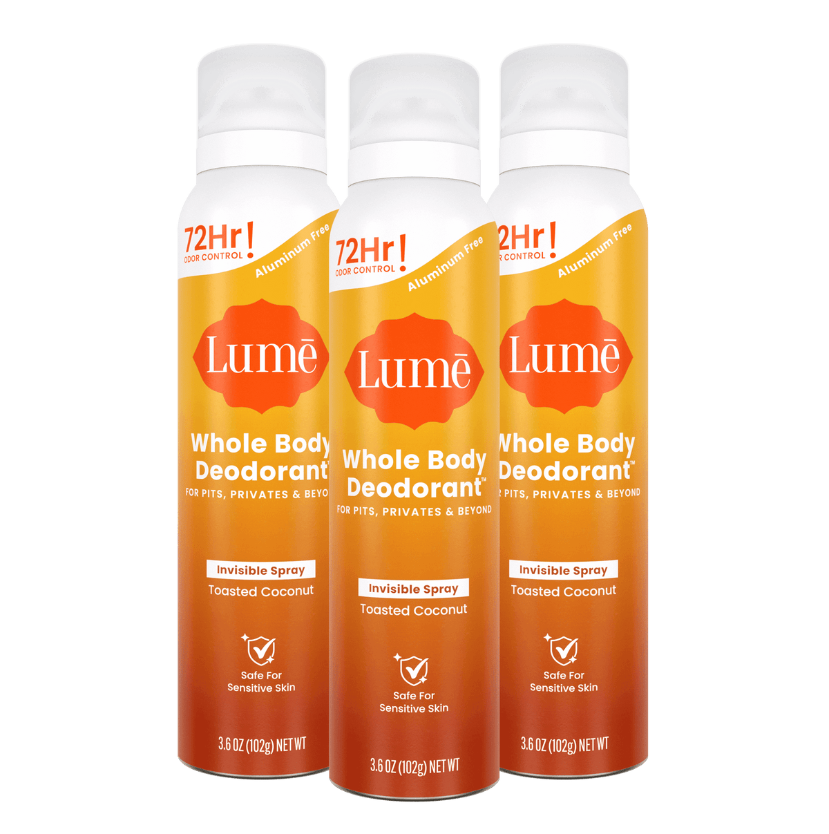 Toasted Coconut | Spray Deodorant 3-Pack product image