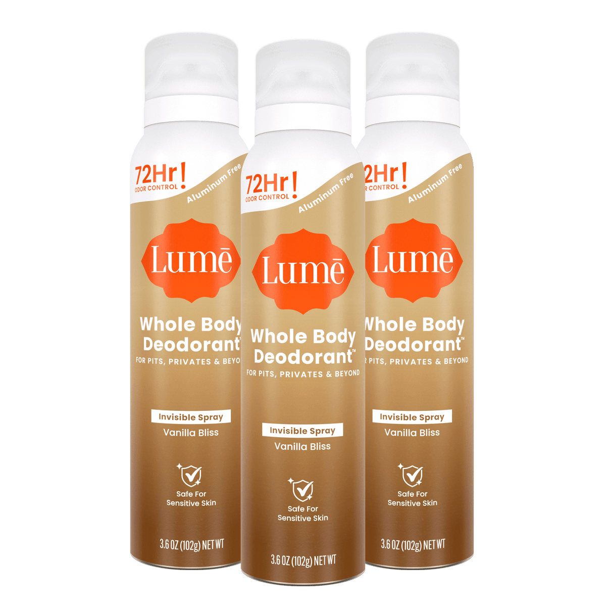 Vanilla Bliss | Spray Deodorant 3-Pack product image